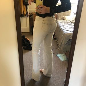 White Corduroy Pants from Gap